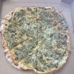 Spinach Artichoke Pizza