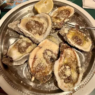 Chargilled Oysters