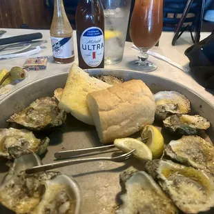 Charbroiled oysters