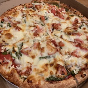 Half Shell Pizza (no olives)