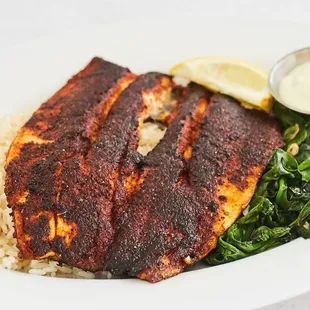 Blackened redfish