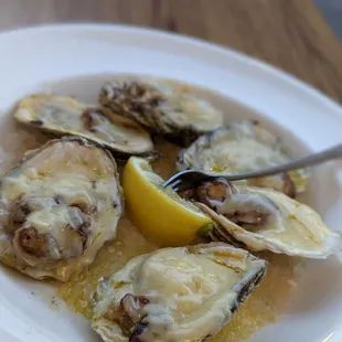 Half Dozen Chargrilled Oysters.  Delicious.