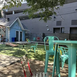 Outdoor seating area