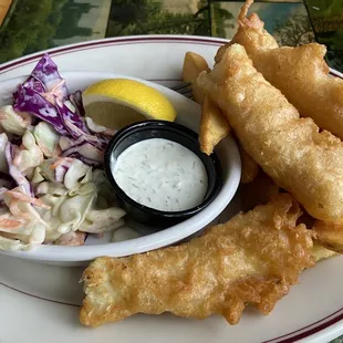 Lenten Friday fish fry - great value and pretty good fish and steak fries