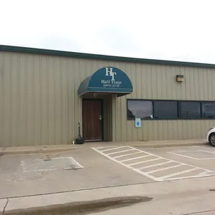 the outside of the building