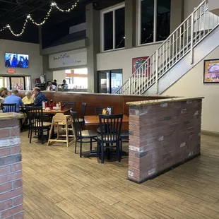 the inside of a restaurant