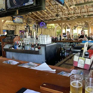 a man sitting at a bar
