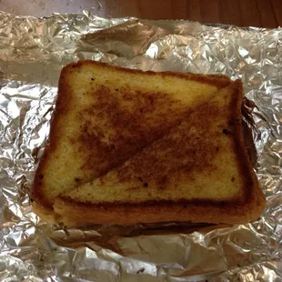 Good old fashioned grilled cheese.