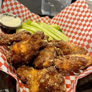 02.02.20 Garlic Parmesan crispy hot wings