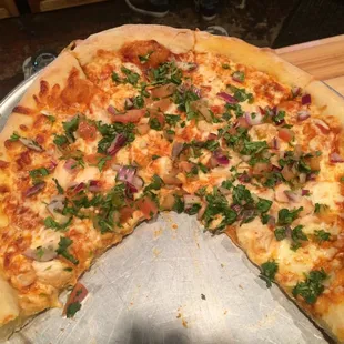 Chicken Enchilada Pizza