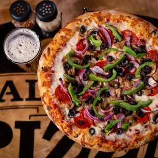 Serving delicious Pizza and Cold beverages