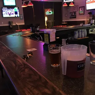 Pool tables (free) and a pitcher!