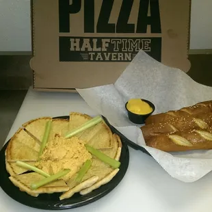 Hummus and Pretzels!