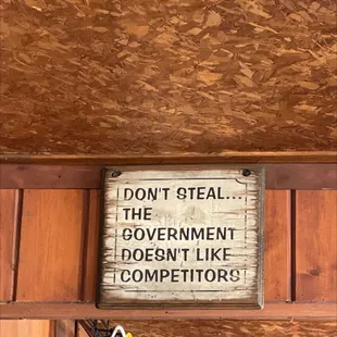 don&apos;t steal the government doesn&apos;t like competitors