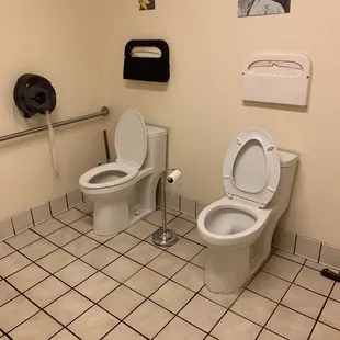 The ladies room... what were they thinking??