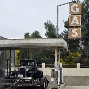 GAS station next door.