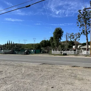 Across the street from the HHC. Where the kids spyed crawford