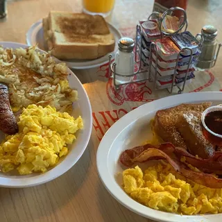 Polish Sausage with Two Eggs