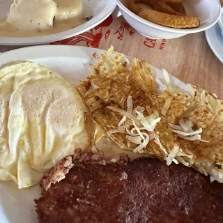 Corned Beef Hash and Two Eggs