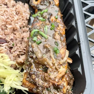 Maxfield Ave Honey Jerk Salmon