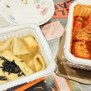 Ddukbokki and Odeng