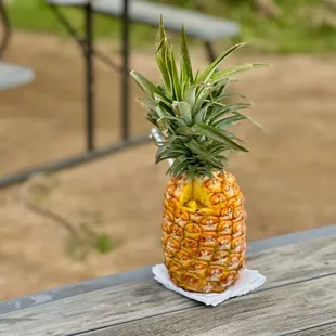Add a pineapple drink to your meal at the food trucks during Your Oahu Private Tours.