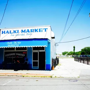 Exterior of the little market.