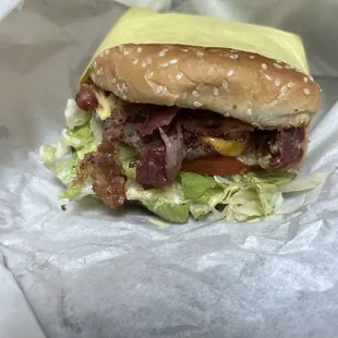 Pastrami burger!! Yum