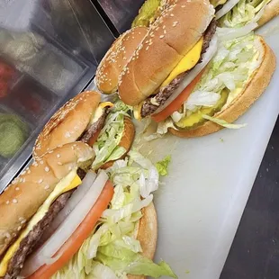burgers, food, burger
