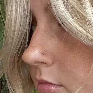 nose piercing by Brian