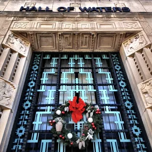 Close up of door details