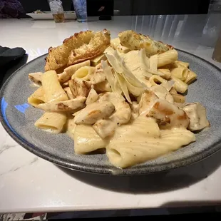 Cajun Pasta with Chicken added.