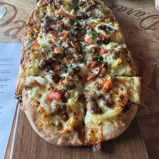 Sausage &amp; Hot pepper pizza
