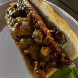 Chilli dog (other one already got eaten)