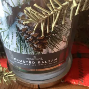 The best winter/Christmas candle ever- a nice subtle pine scent