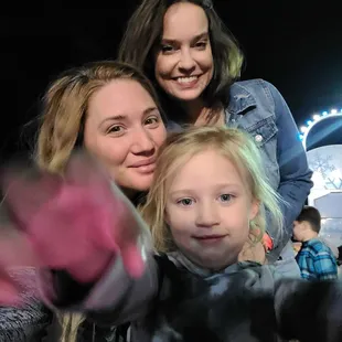 In line for the avalanche slide!!