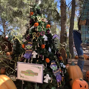 Neck &amp; Back Halloween tree.