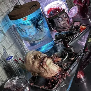 Halloween Maze doctor's room.