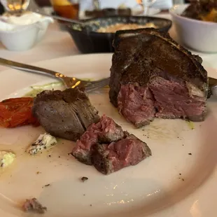 This bone-in filet was a perfect medium rare!