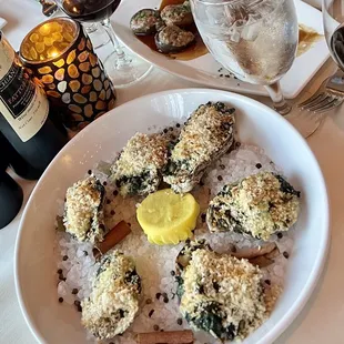 Oysters Rockefeller