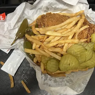 3 piece dark chicken to go