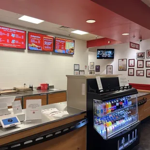 Menu area