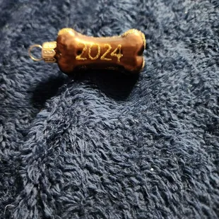 This is one of the doggie bones we honor our pooches with.