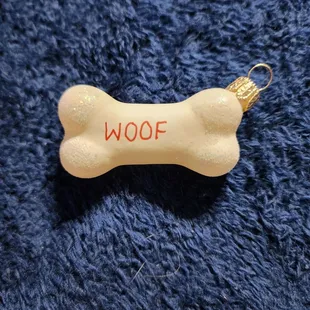 This is the bone we picked up for a friend of ours to go with the ornament we got her a couple years ago.