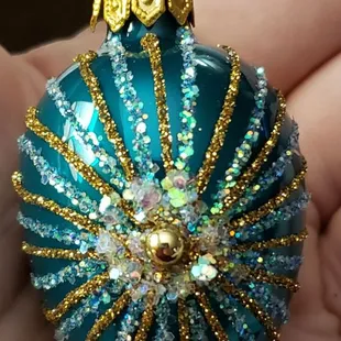 This is one of the egg ornaments my mother picked out for her egg tree this year.