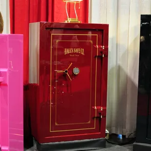Burgundy/Gold Color way on Hall's Safe Deluxe 40x66x26 Stage 1 Photo was take at the 2013 Sportsman Expo at Cal-Expo.