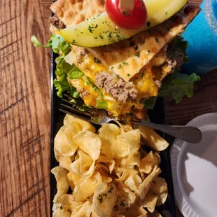 Panini angus burger