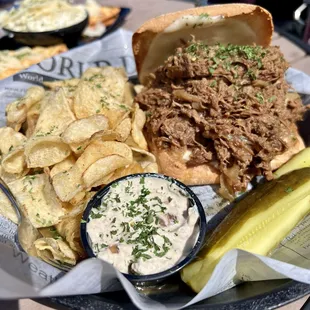 French Onion Beef Sandwich