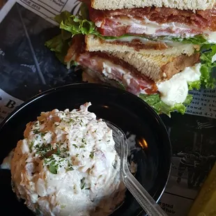 BLT and potato salad!
