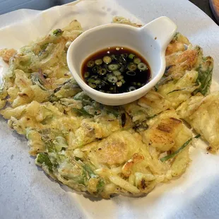 Seafood pancake